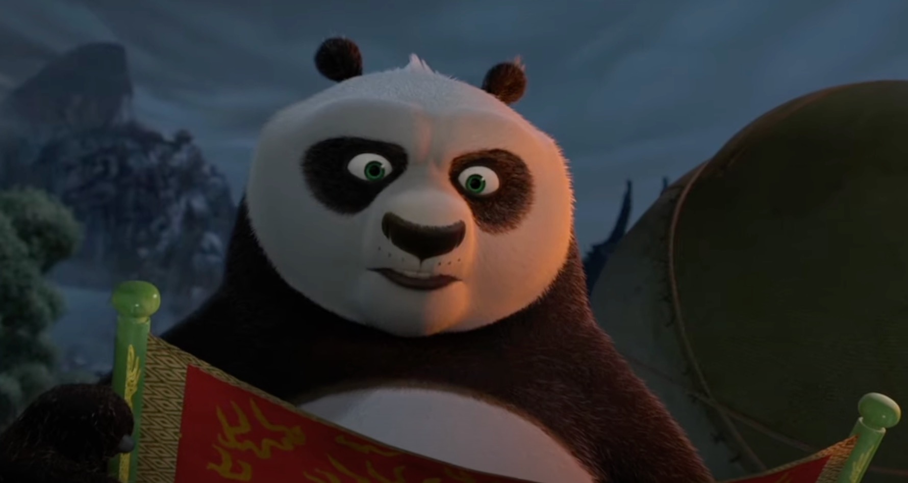 Kung Fu Panda holding a bowl with the text "Secret Ingredient" written on it